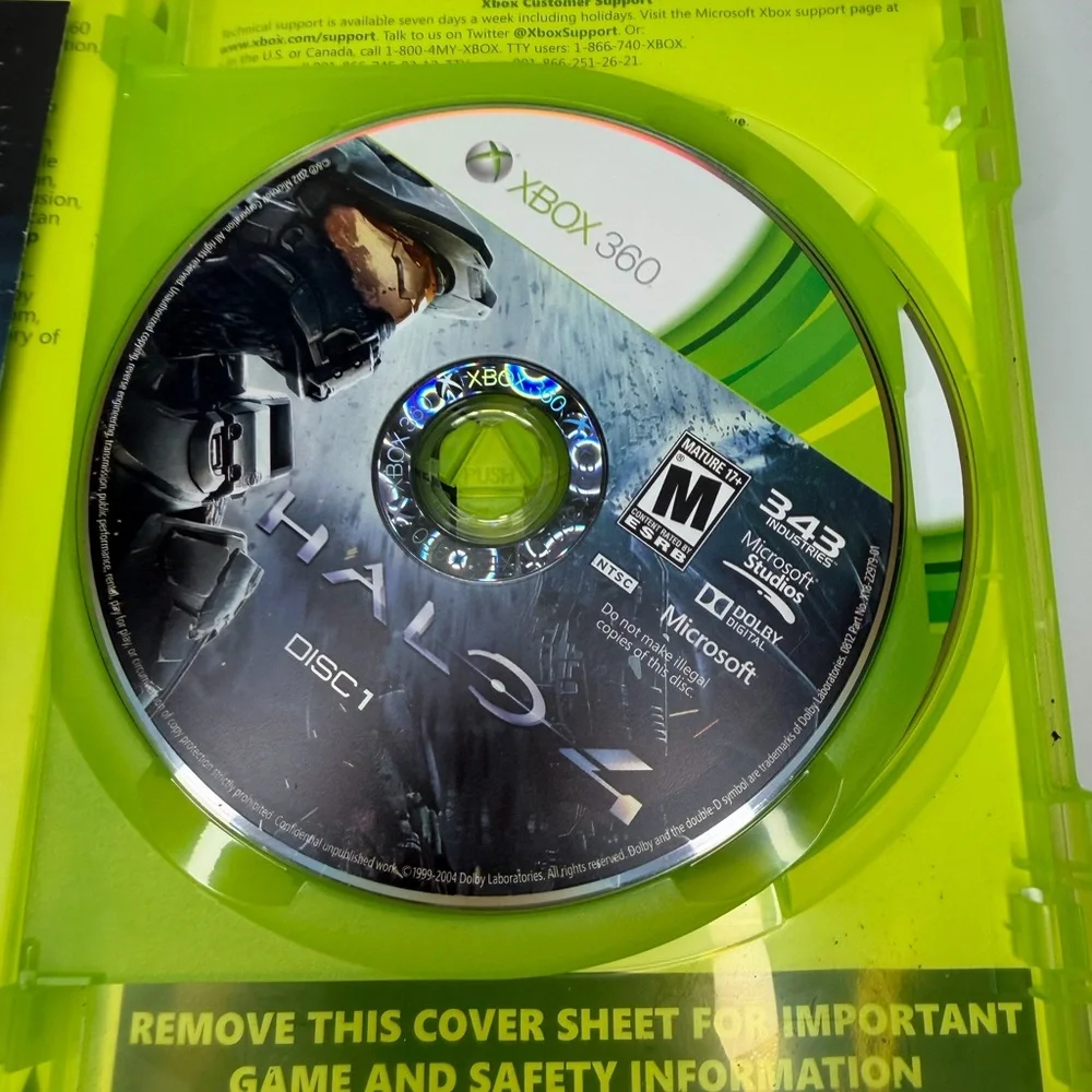 Halo 3 AND Halo 4 LOT for Xbox 360 Complete Tested Both MINT